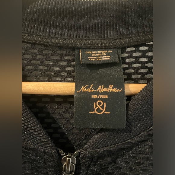 Nadia Aboulhosn X Love & Legend for Addition Elle Mesh Bomber Jacket - Picture 2 of 5